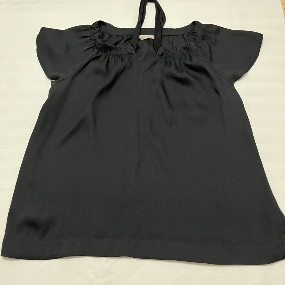 Loft Short Sleeve Lightweight Blouse Size M